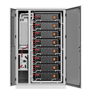तरल ठंडा कैबिनेट 372KWh उच्च वोल्टेज LiFePo4 Battey भंडारण प्रणाली Modbus TCP IP67 सुरक्षा