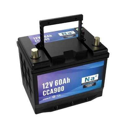गुणवत्ता 12V 60Ah सोडियम आयन स्टार्टिंग बैटरी 900CCA ब्लूटूथ अल्ट्रा-लो-टेम्परेचर लिथियम ट्रक के लिए वैकल्पिक समुद्री और ऑटोमोटिव स्टॉप-स्टार्ट सिस्टम फैक्टरी