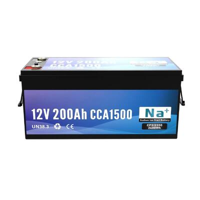 गुणवत्ता 12V 200Ah सोडियम आयन बैटरी 1500CCA ब्लूटूथ औद्योगिक समुद्री और मेगा स्टोरेज के लिए दुनिया की सबसे शक्तिशाली स्टार्टिंग और गहरी चक्र लिथियम बैटरी फैक्टरी