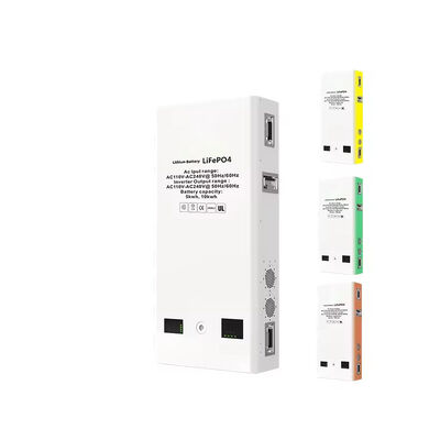 गुणवत्ता 5.12kWh LiFePO4 ऑल-इन-वन सोलर बैटरी इन्वर्टर के साथ 51.2V 100Ah वाई-फाई निगरानी के साथ दीवार पर घुड़सवार ऊर्जा भंडारण थोक कस्टम ब्रांडिंग उपलब्ध है कारखाना