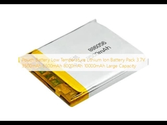 पॉच बैटरी कम तापमान लिथियम आयन बैटरी पैक 3.7V 3500mAh 6500mAh 8000mAh 10000mAh बड़ी क्षमता