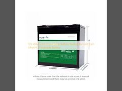 12V 40Ah लिथियम आयन सौर बैटरी बैकअप RV गोल्फ कार्ट Lifepo4 चार्ज करने योग्य बैटरी